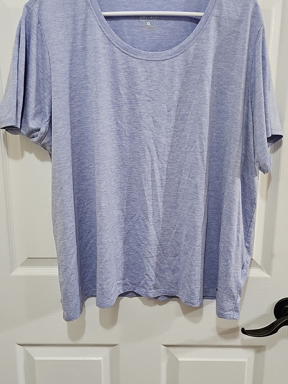 Nike Light Blue Drifit Women's Scoop Neck Tee